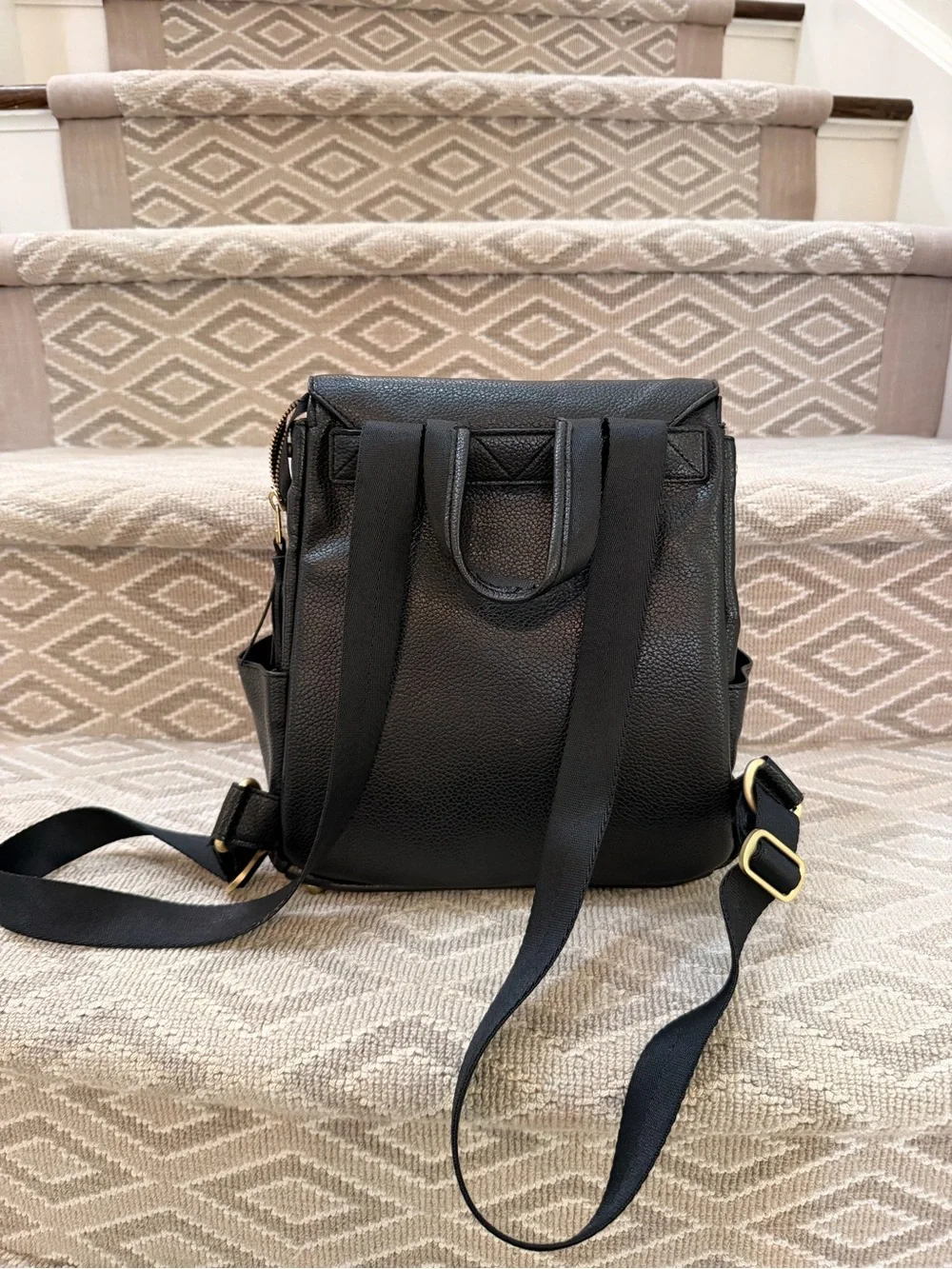 Freshly Picked Black Diaper Bag small